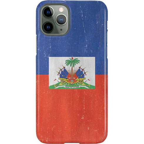 Haiti Flag Distressed iPhone 11 Pro Lite Case